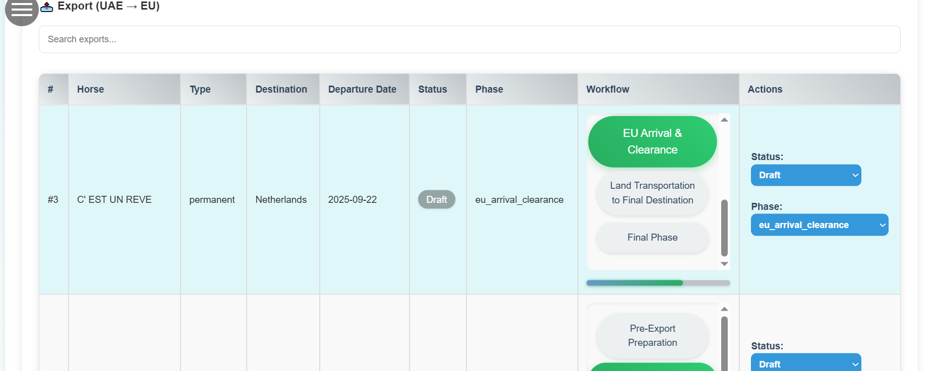 Role Integration Screenshot